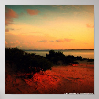 Sunset at Jockey's Ridge Poster