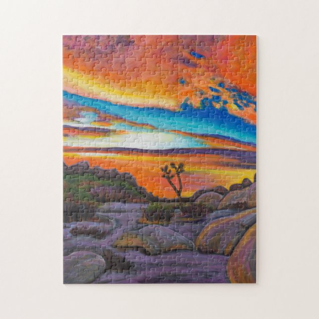 Sunset at Joshua Tree Puzzle (Vertical)