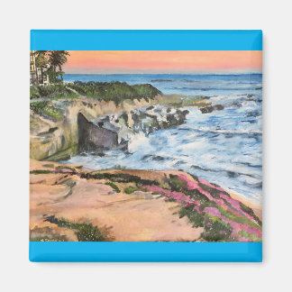 Sunset at La Jolla Cove Magnet