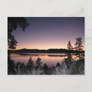 Sunset at Lake Tahoe Postcard