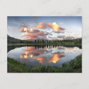 Sunset at Little Molas Lake - Colorado Trail Postcard
