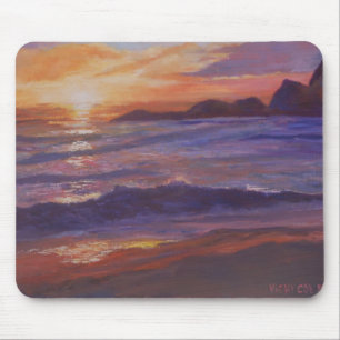 Sunset at Martin's Beach Half Moon Bay Mouse Mat