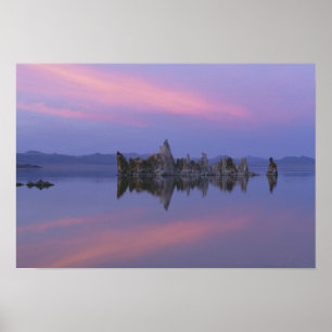 Sunset at Mono Lake, CA. Poster