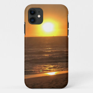 Sunset at Newport Beach, California iPhone 11 Case