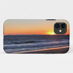 Sunset at Newport Beach, California iPhone 11 Case