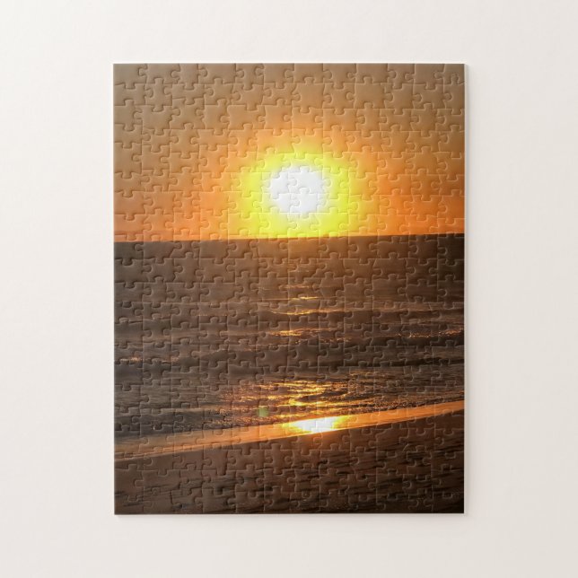 Sunset at Newport Beach, California Jigsaw Puzzle (Vertical)