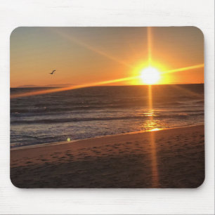 Sunset at Newport Beach, California Mouse Mat