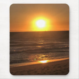 Sunset at Newport Beach, California Mouse Mat