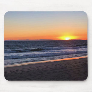 Sunset at Newport Beach, California Mouse Mat