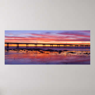 Sunset at Ocean Beach -2006 Poster