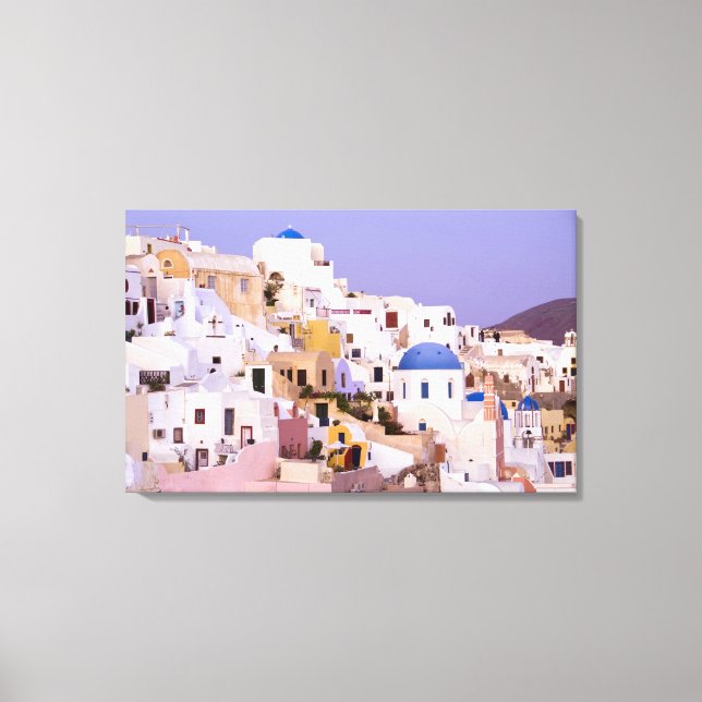 Sunset at Oil, Santorini 2 Canvas Print (Front)