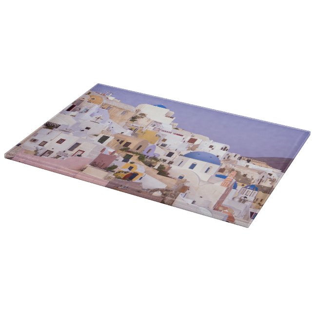 Sunset at Oil, Santorini 2 Cutting Board (Corner)