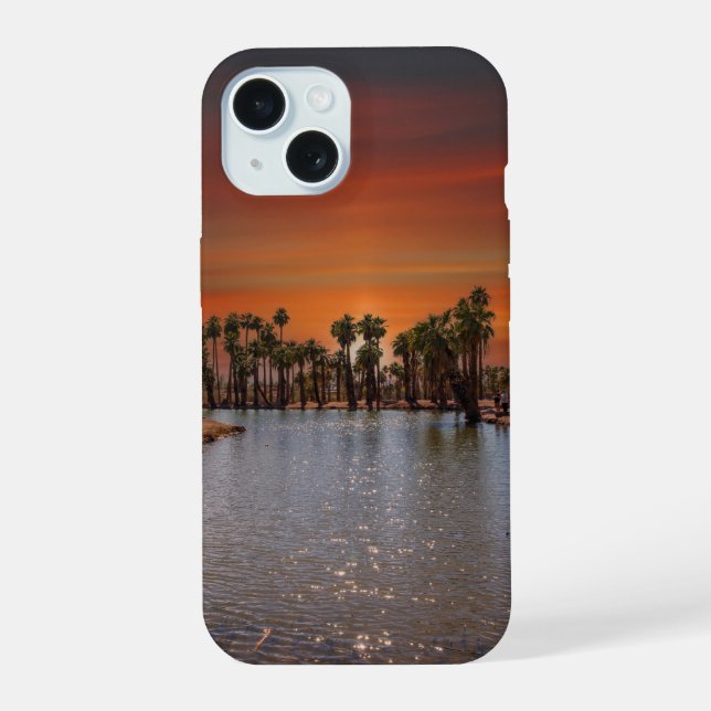 Sunset at Papago Park IPhone Case (Back)