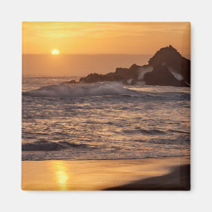 Sunset At Pfeiffer Beach Magnet
