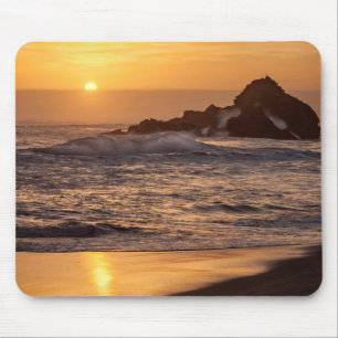 Sunset At Pfeiffer Beach Mouse Mat