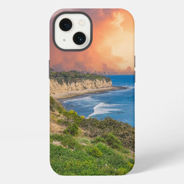 Sunset at Point Dume in Malibu iPhone Case (Back)