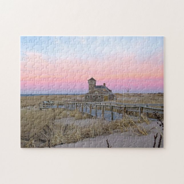 Sunset at Provincetown Massachusetts Jigsaw Puzzle (Horizontal)