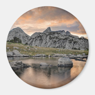 Sunset at Pyramid Lake Magnet