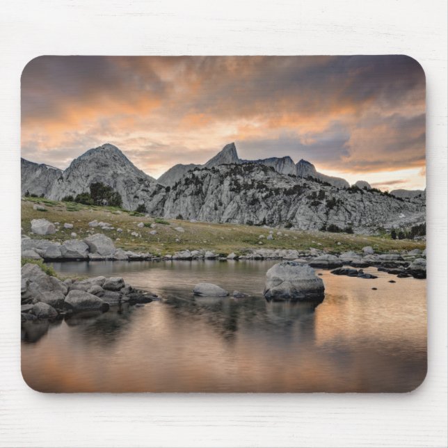 Sunset at Pyramid Lake Mouse Mat (Front)
