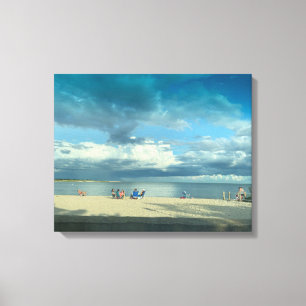 Sunset at Ropes Beach, Cape Cod Canvas Print