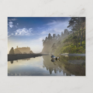 Sunset at Ruby Beach, Olympic National Park, Postcard