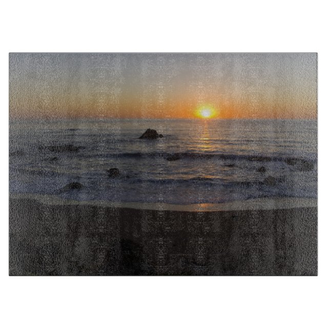 Sunset at San Simeon Cutting Board (Front)
