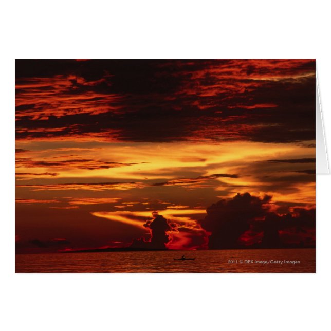 Sunset at sea (Front Horizontal)