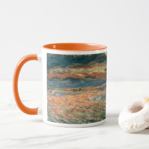 Sunset at Sea by Pierre Renoir, Vintage Fine Art Mug