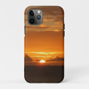 Sunset at Sea I Tropical Colourful Seascape iPhone 11 Pro Case