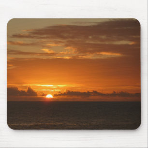 Sunset at Sea I Tropical Colourful Seascape Mouse Mat
