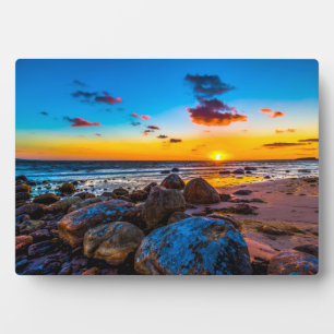 Sunset At Sea Plaque