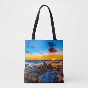 Sunset At Sea Tote Bag