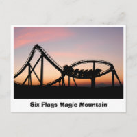 Sunset at Six Flags Magic Mountain