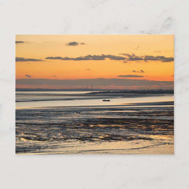 Sunset at Southend Postcard (Front)
