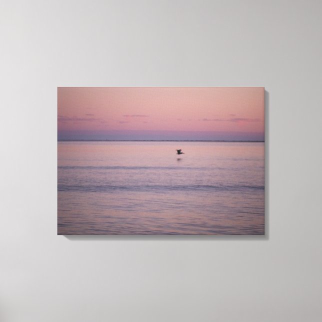 Sunset at Sullivan's Island Canvas Print (Front)