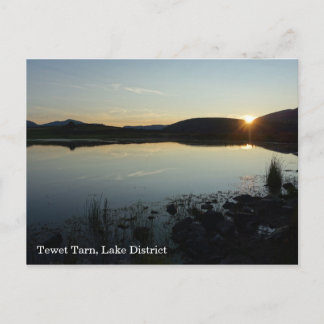 Sunset at Tewet Tarn Postcard