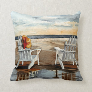 Sunset at the Beach Cushion