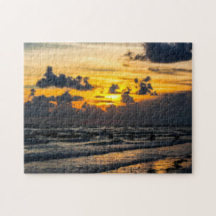Sunset at the beach jigsaw puzzle