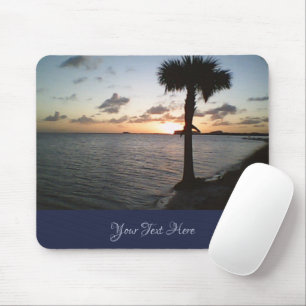 Sunset At The Beach Mouse Mat
