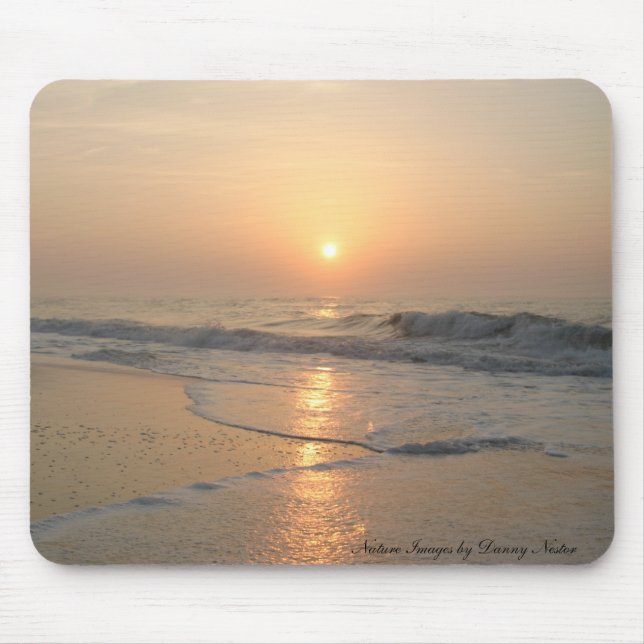 Sunset at the Beach Mouse Mat (Front)