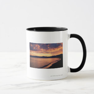 Sunset at the beach mug