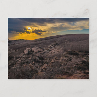 Sunset at the Enchanted Rock Postcard