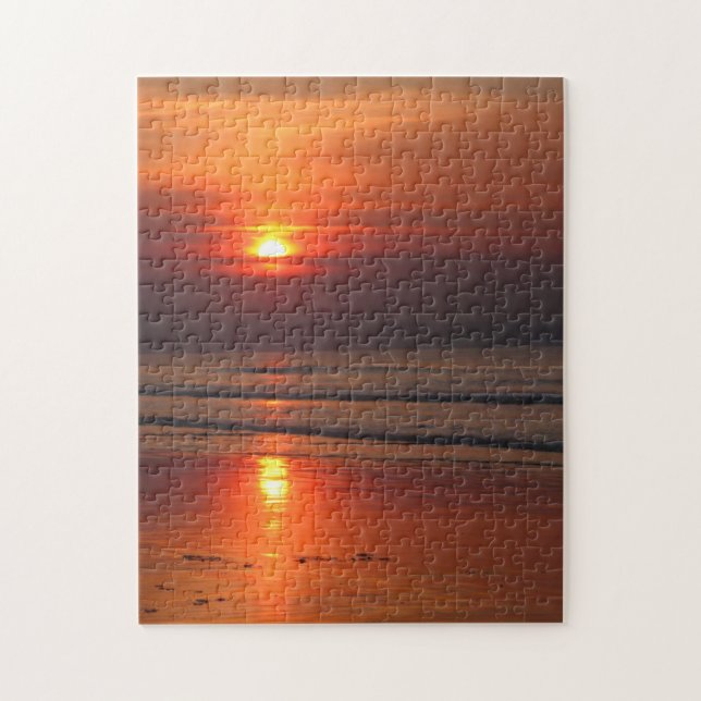 Sunset at the Irish Sea Puzzle (Vertical)