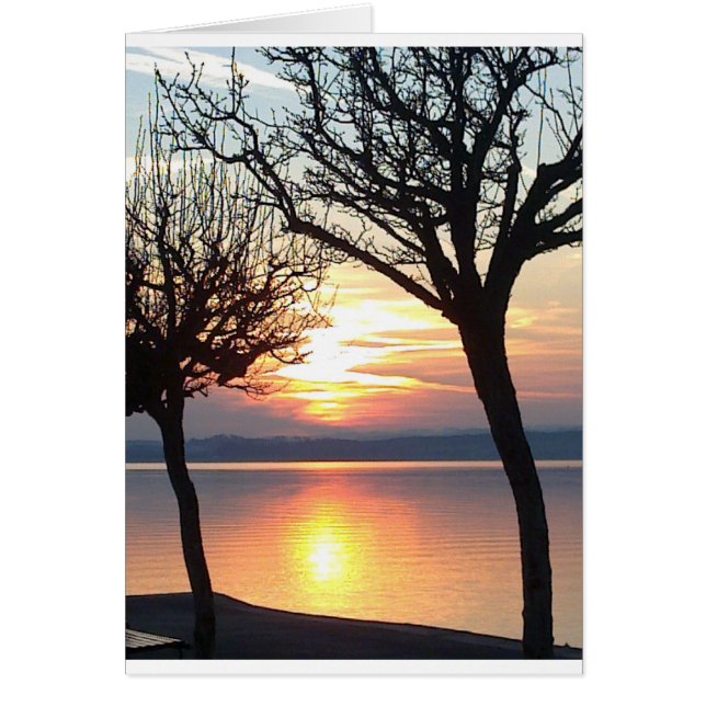 Sunset at the lake (Front)