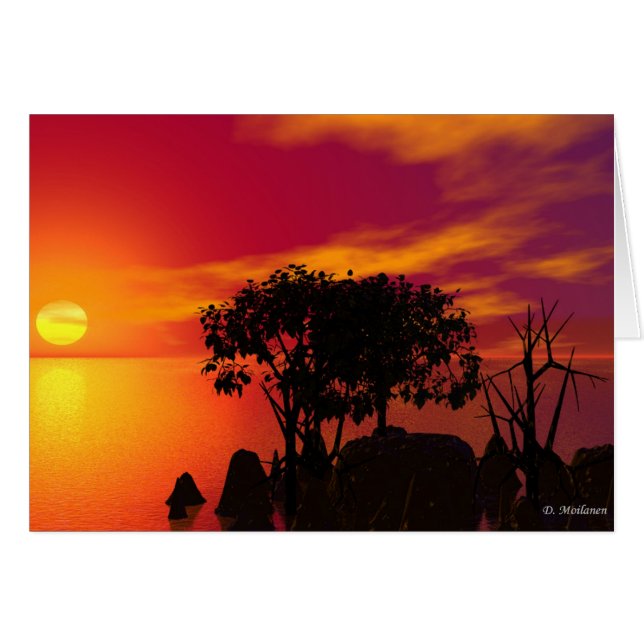 Sunset At The Lake (Front Horizontal)