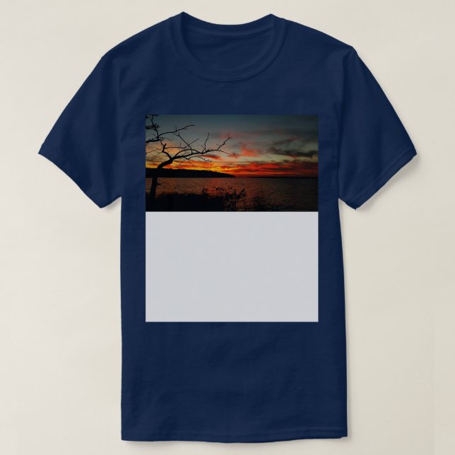 Sunset at the Lake T-Shirt (Design Front)