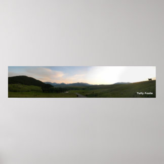 Sunset at the Rein Ranch Poster