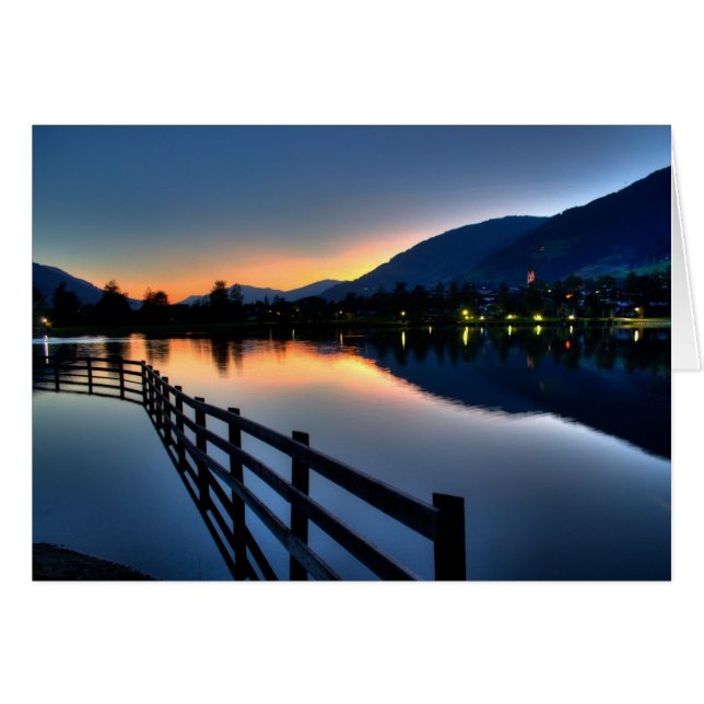 Sunset at Uttendorfer See (Front Horizontal)