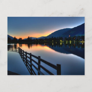 Sunset at Uttendorfer See Postcard