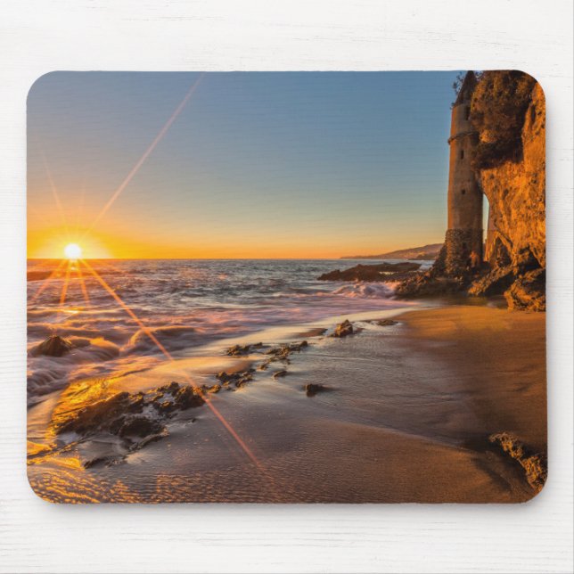Sunset at Victoria Beach 2 Mouse Mat (Front)